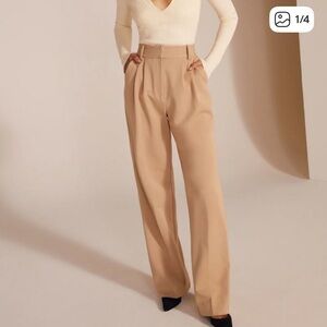 Favorite Daughter Beige Wide Leg Pants